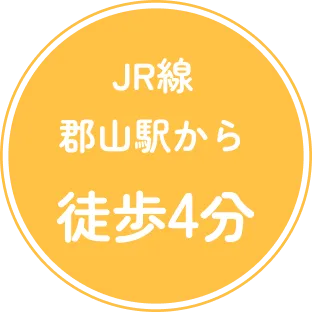 郡山駅から徒歩4分